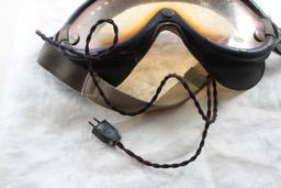 WW2 Era Polaroid Aviation Goggles #1065