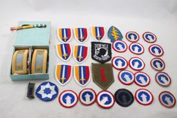 Military Major Shoulder Boards, Vietnam Patches