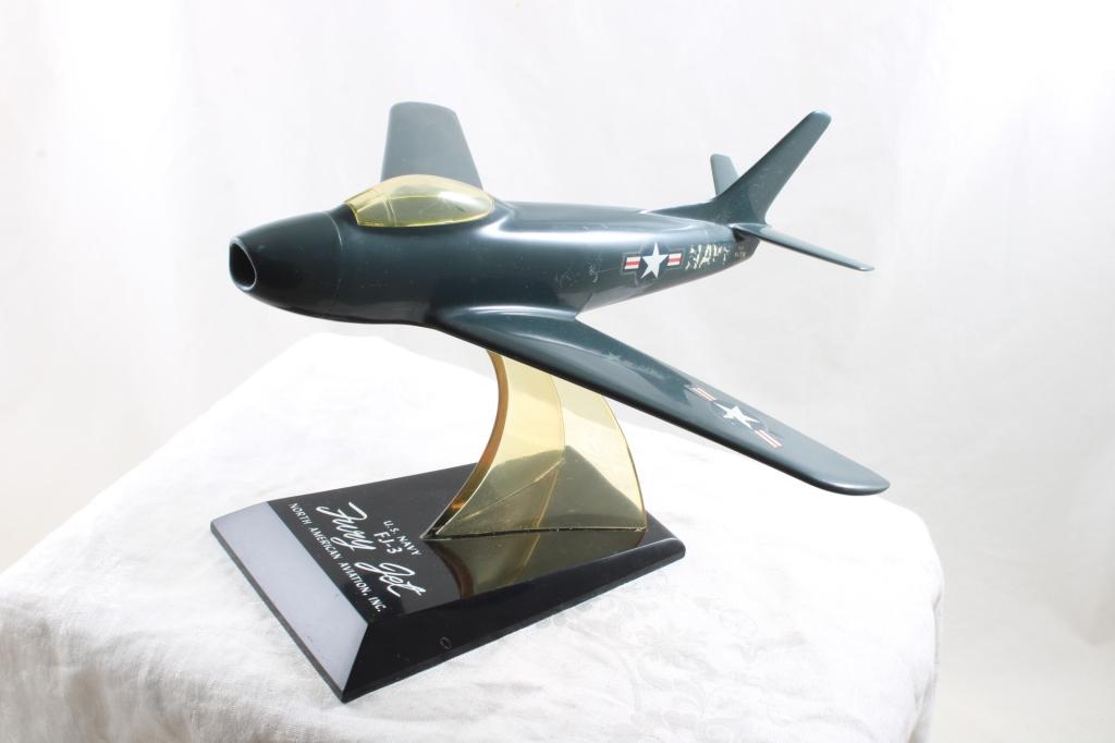 Topping Fury Jet Navy FJ-13 Desktop Model Plane