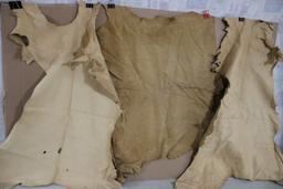 3 Unused Buckskins for Crafts/Leather Goods & More