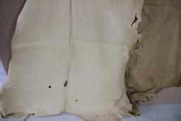 3 Unused Buckskins for Crafts/Leather Goods & More
