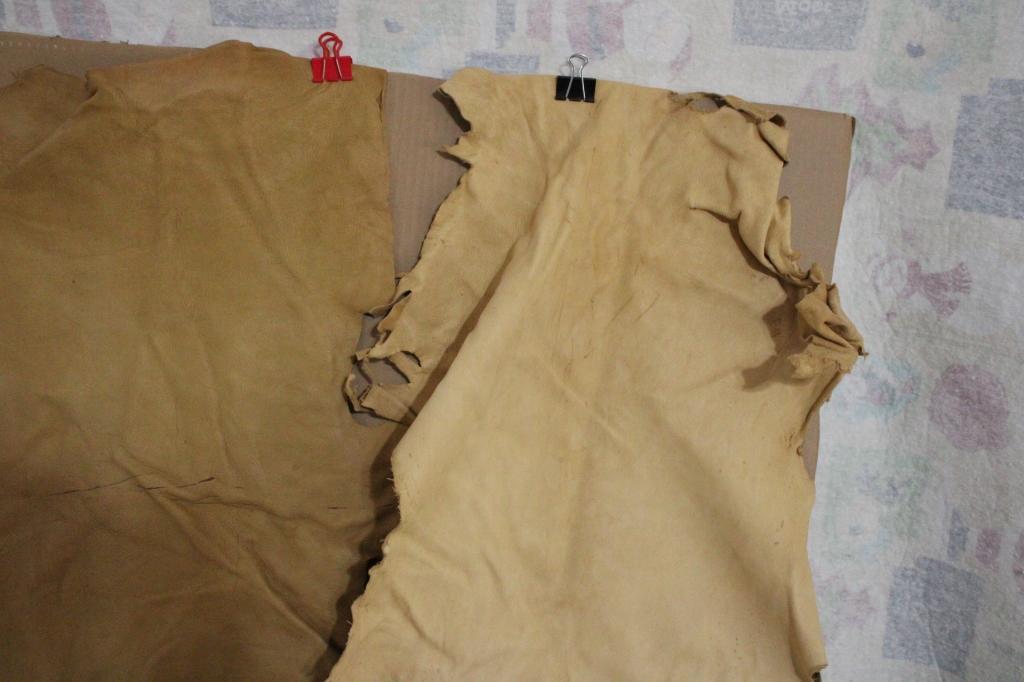 3 Unused Buckskins for Crafts/Leather Goods & More