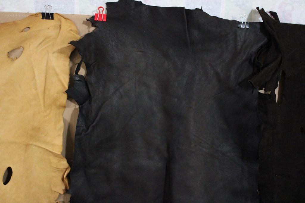 4 Unused Buckskins for Crafts/Leather Goods & More