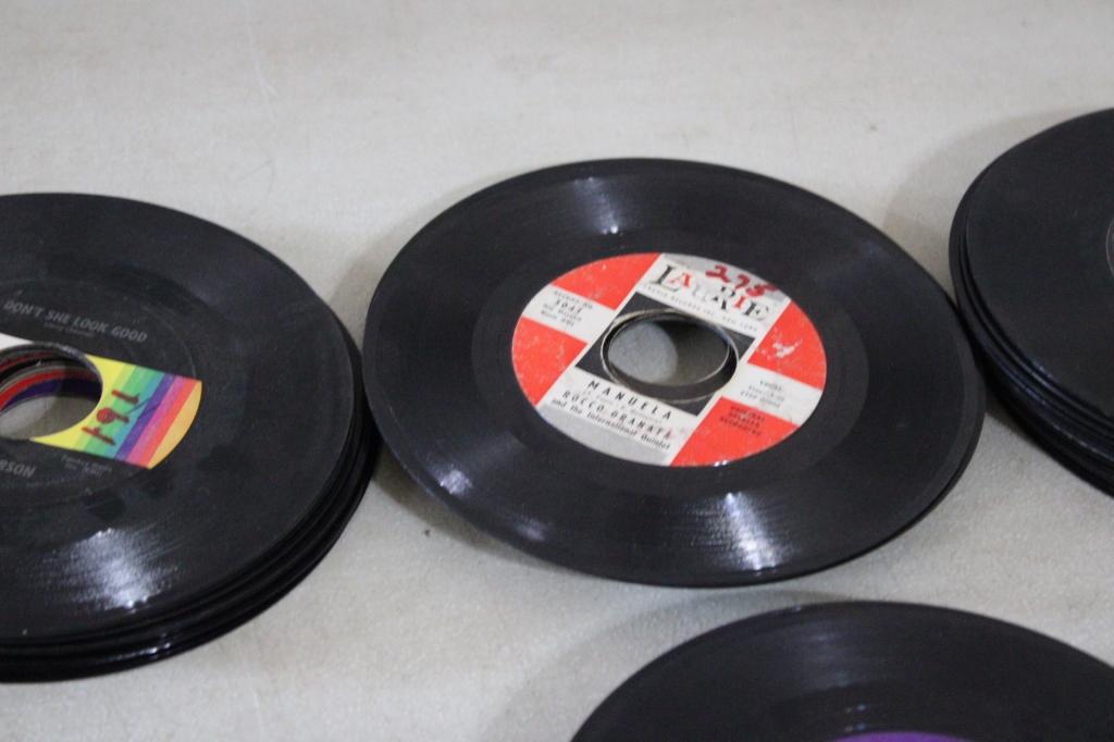 100+ 45 RPM Records Variety of Genres