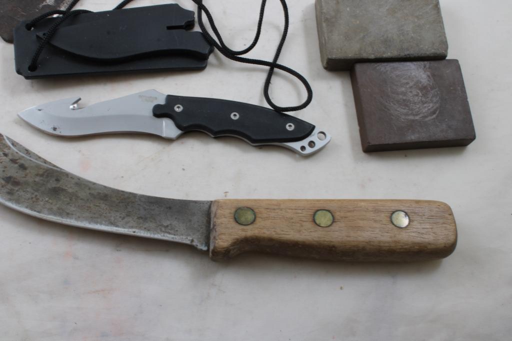 Knives & Sharpening Stones