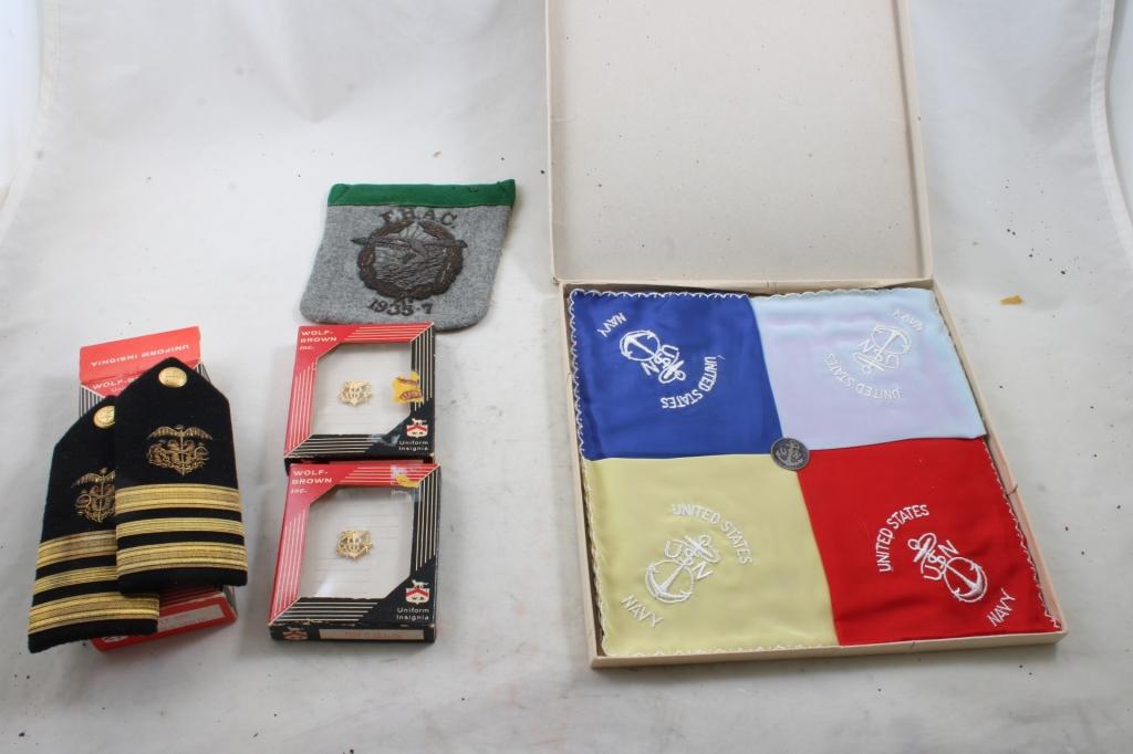 Military Uniform Insignias, Patch, Navy Hankies