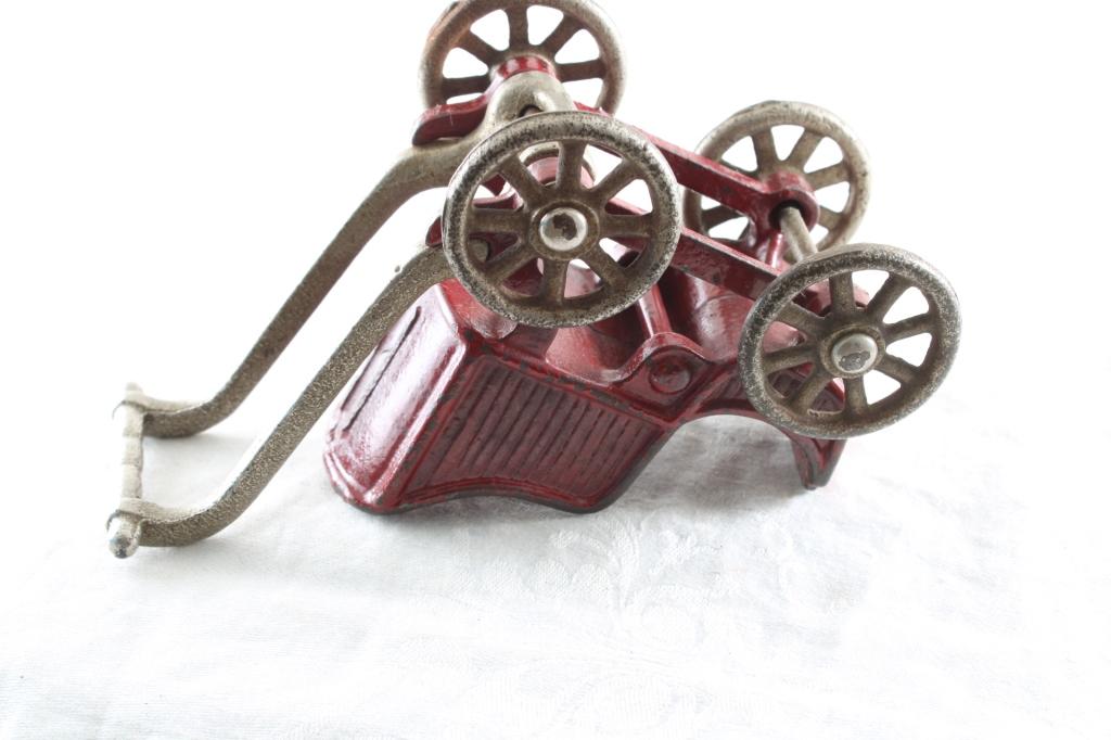 Cast Iron Baby Stroller Buggy 3 1/2" x 4"