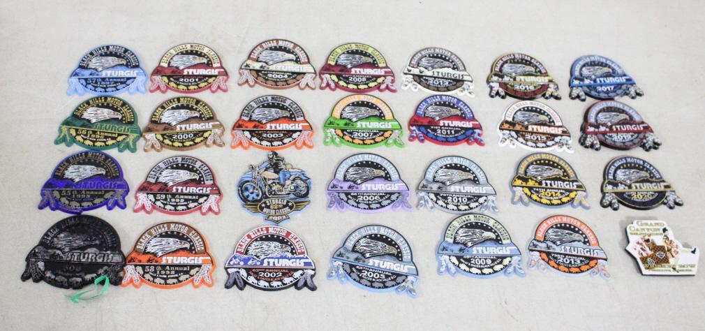 28 Yrs Motorcycle Sturgis Rubber Magnets