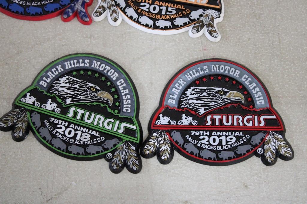 28 Yrs Motorcycle Sturgis Rubber Magnets