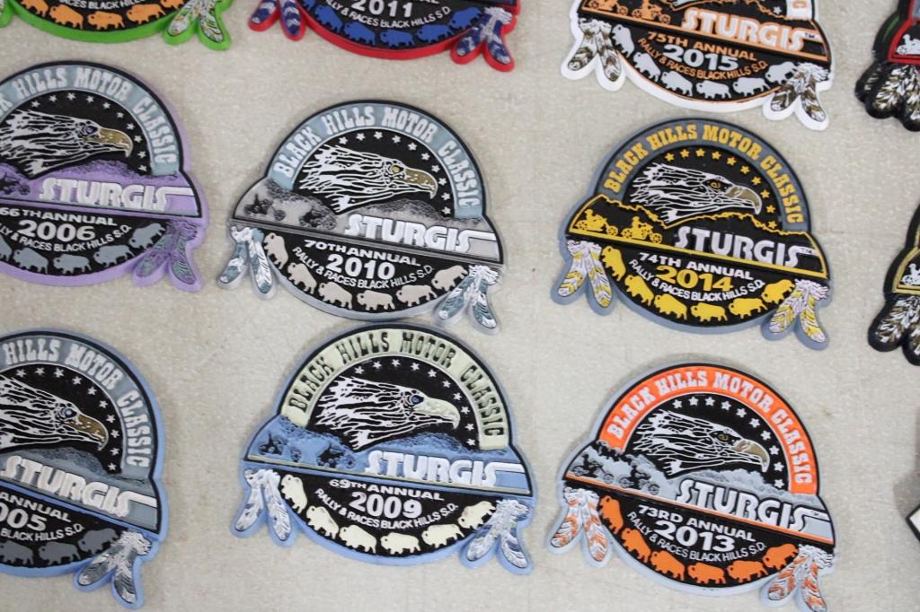 28 Yrs Motorcycle Sturgis Rubber Magnets