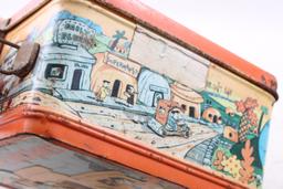 1962 Aladdin Metal Flintstones Lunchbox NO Thermos