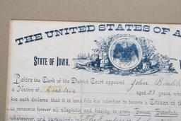 Patents, Licenses, Citizenship Certificates More