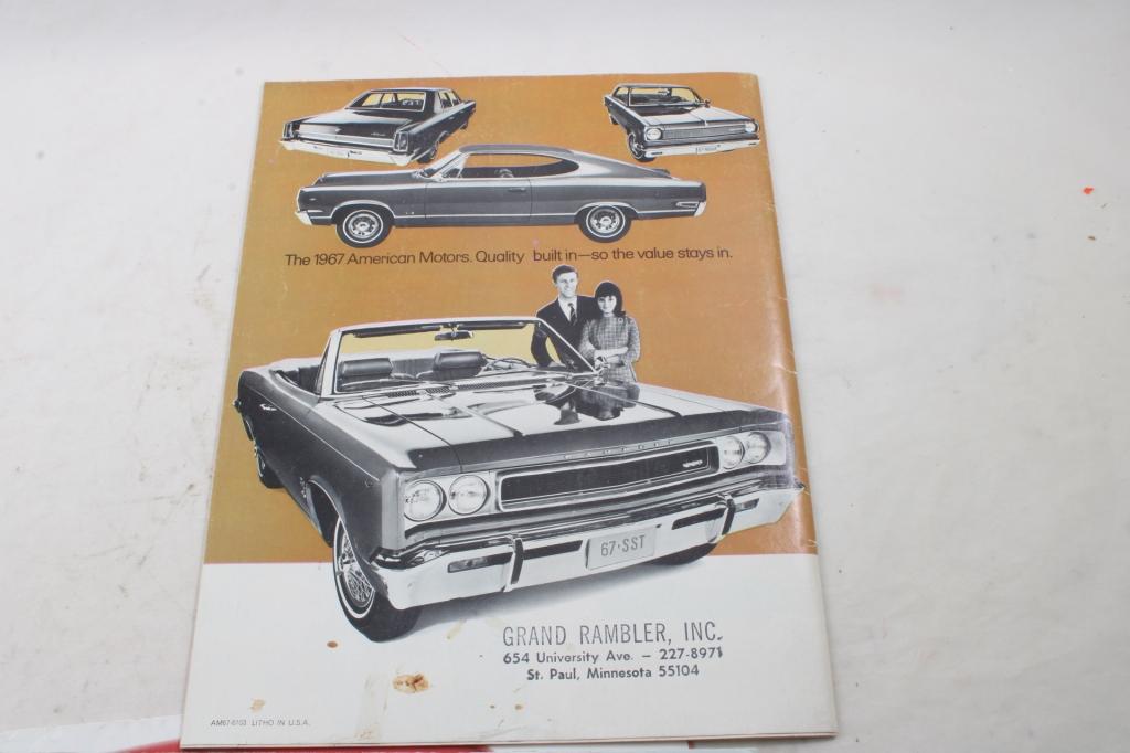 5 AMC Triumph, Renault, Opel Rambler Brochures