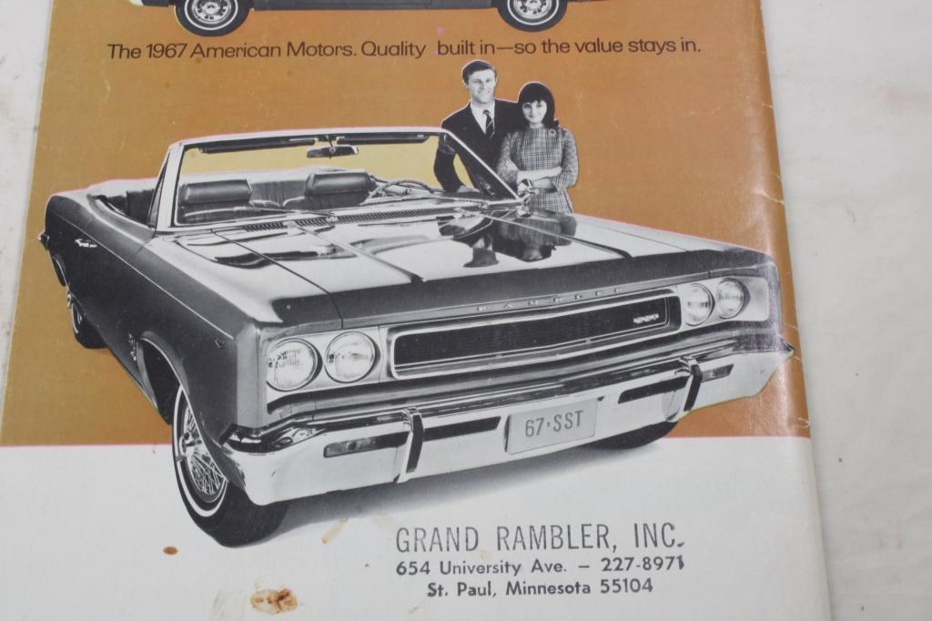 5 AMC Triumph, Renault, Opel Rambler Brochures