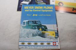 8 Vintage Jeep Auto Sales Brochures