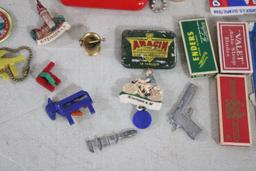 Box Lot Vintage Collectibles Shaving, Religious