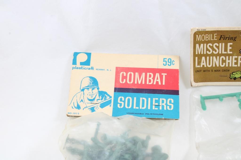 NOS Combat Soldiers & Missile Launcher, Jeep Truck