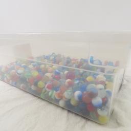 10# of Mixed Vintage Marbles & Shooters