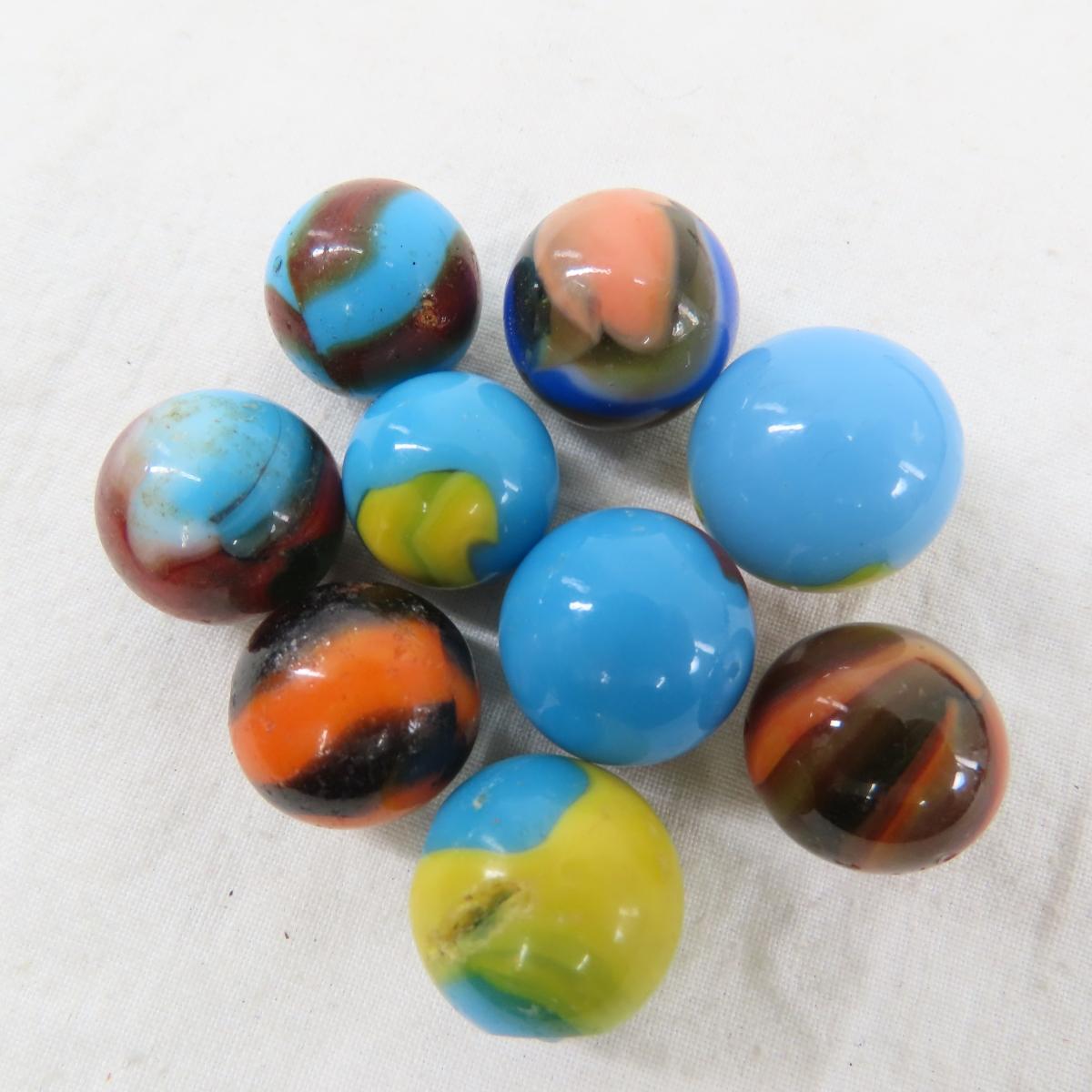 Clays, Bennington's, Akro, Peltier & Swirl Marbles