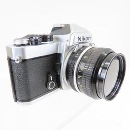 Nikon FE35mm Film Camera with lenses & accessories