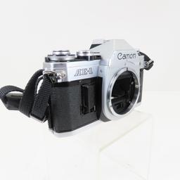 Canon AE-1 35mm Film Camera with 50mm f/1.8 Lens