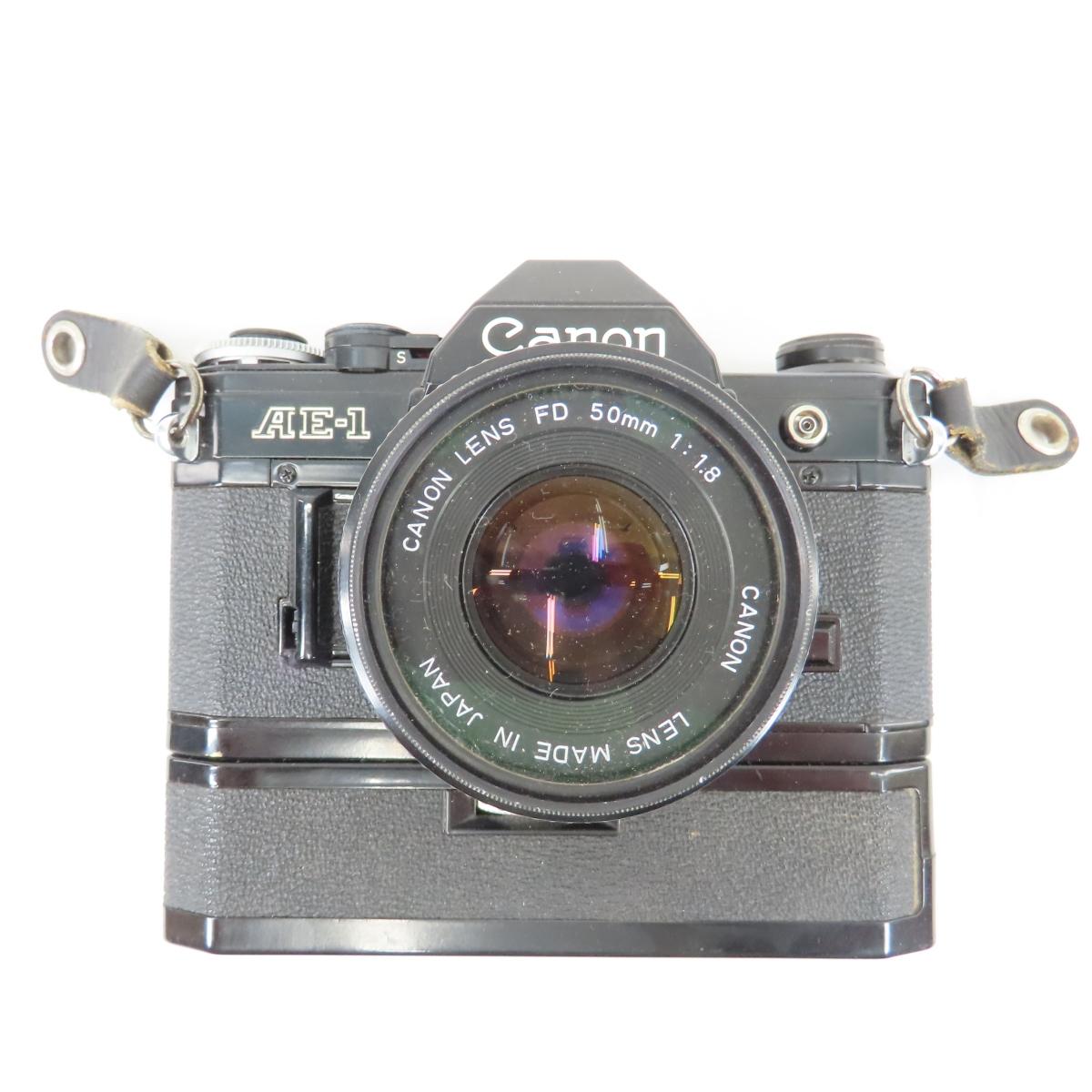 Canon AE-1 & A-1 35mm Film Cameras – Flash, lenses