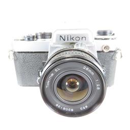 Nikon FE 35mm Film Camera with lenses