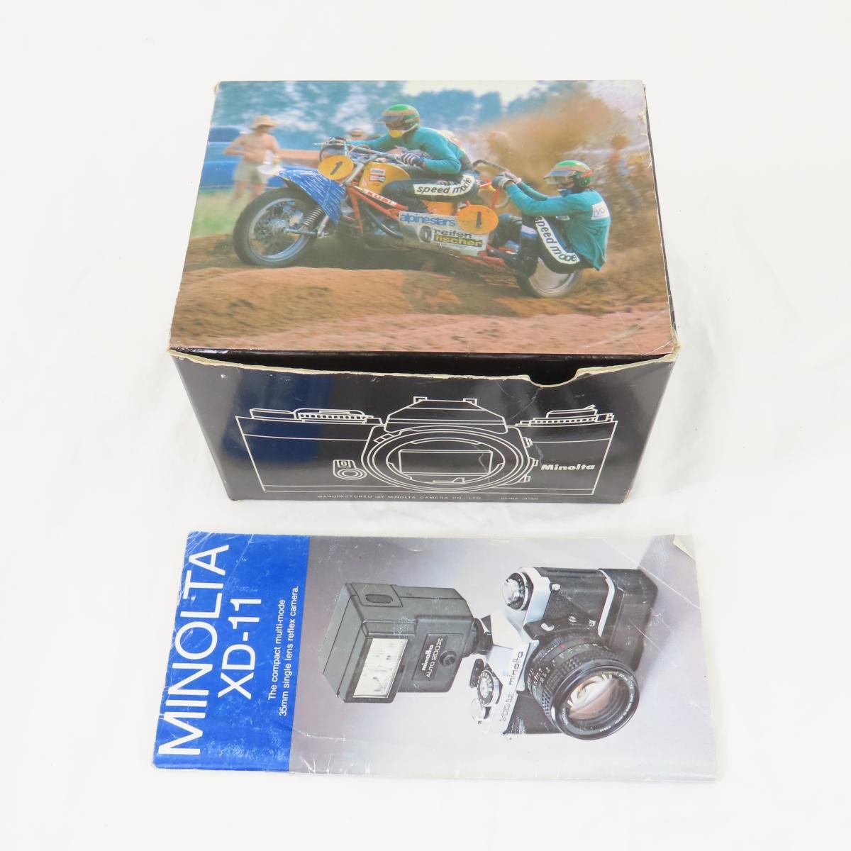 Minolta XD-11 35mm Film Camera with Original Box