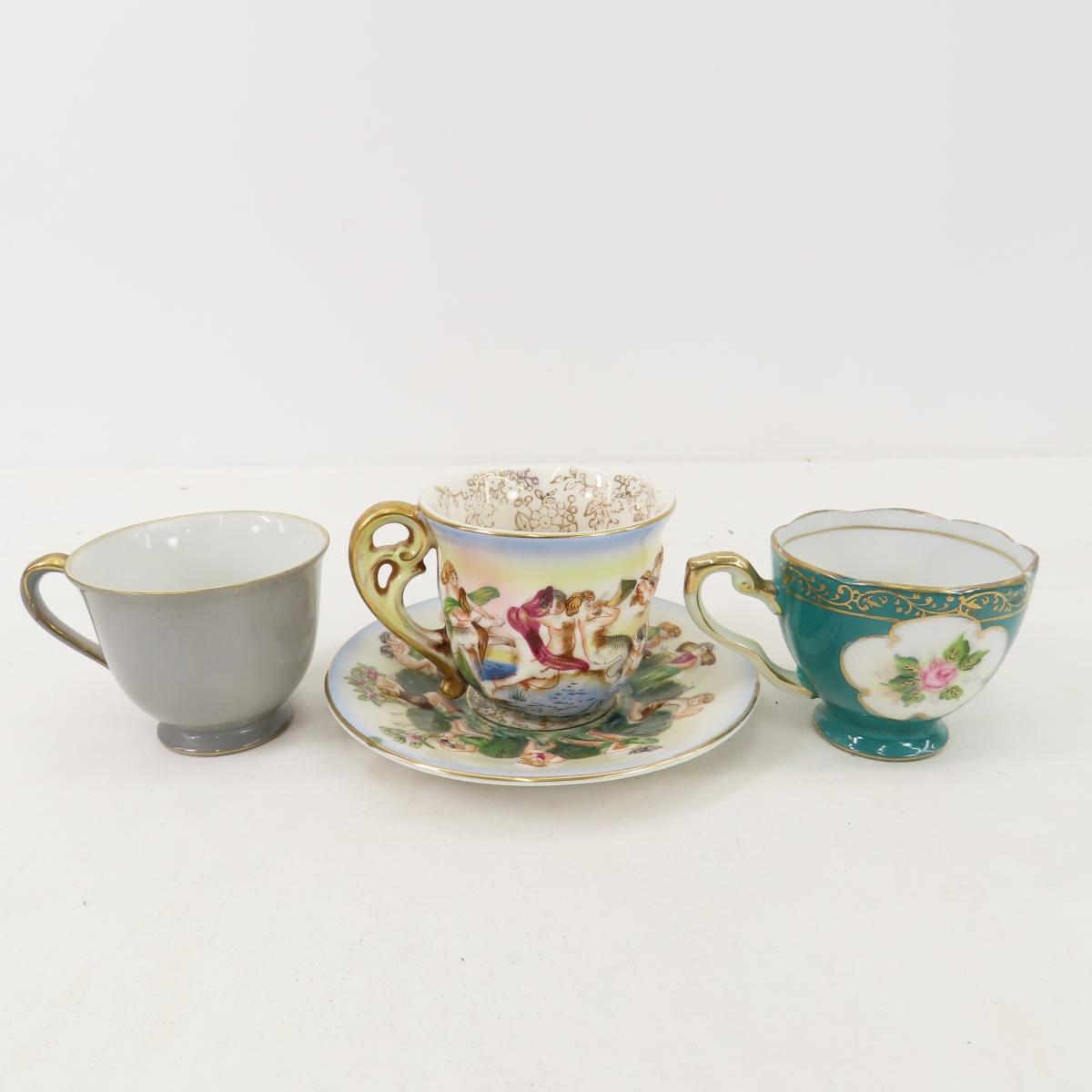 Made in occupied Japan demitasse and teacups