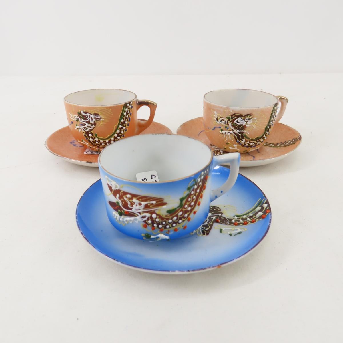 Made in occupied Japan demitasse and teacups