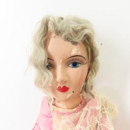 2 Compo Head Boudoir, 2 Googly Eye & 3 Other Doll