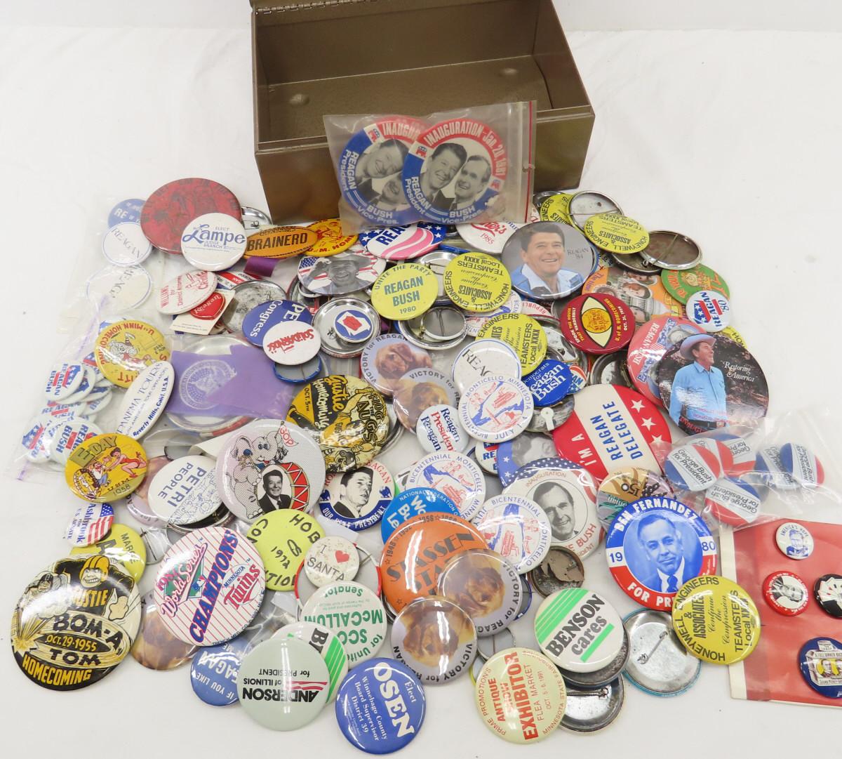 Vintage Political and Other Pin Backs