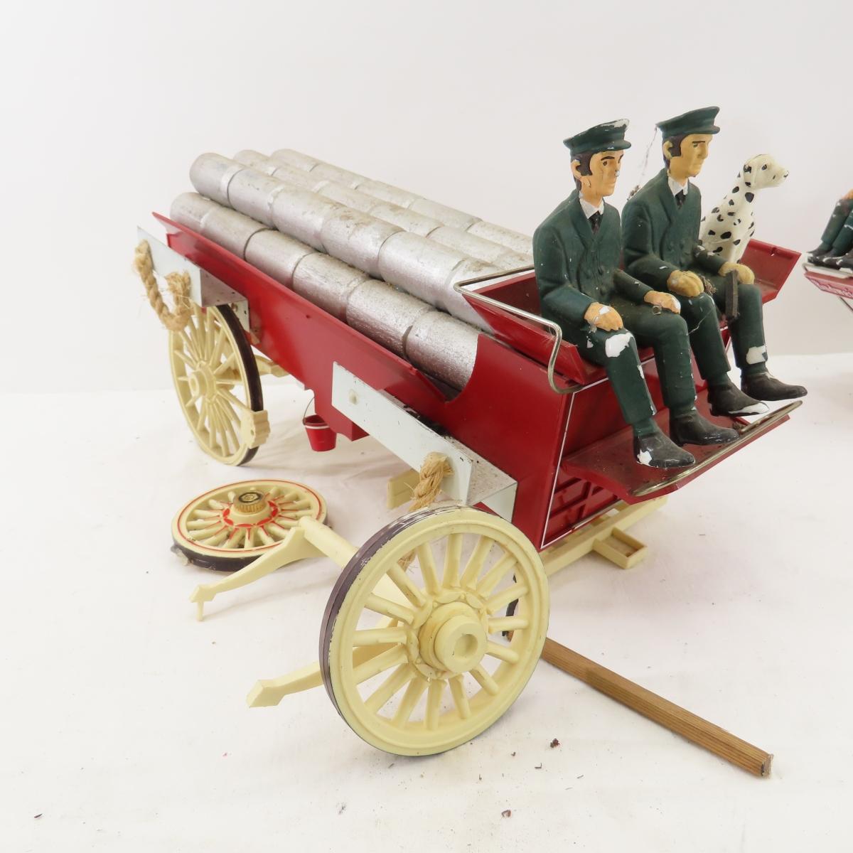 2 Vintage Budweiser Beer Wagon Models