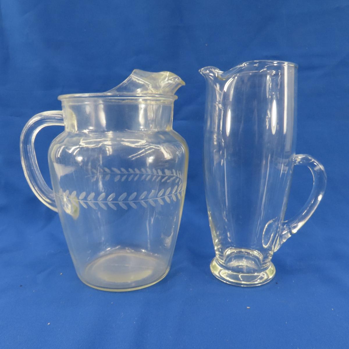 Vintage & Antique Glassware- Pitchers