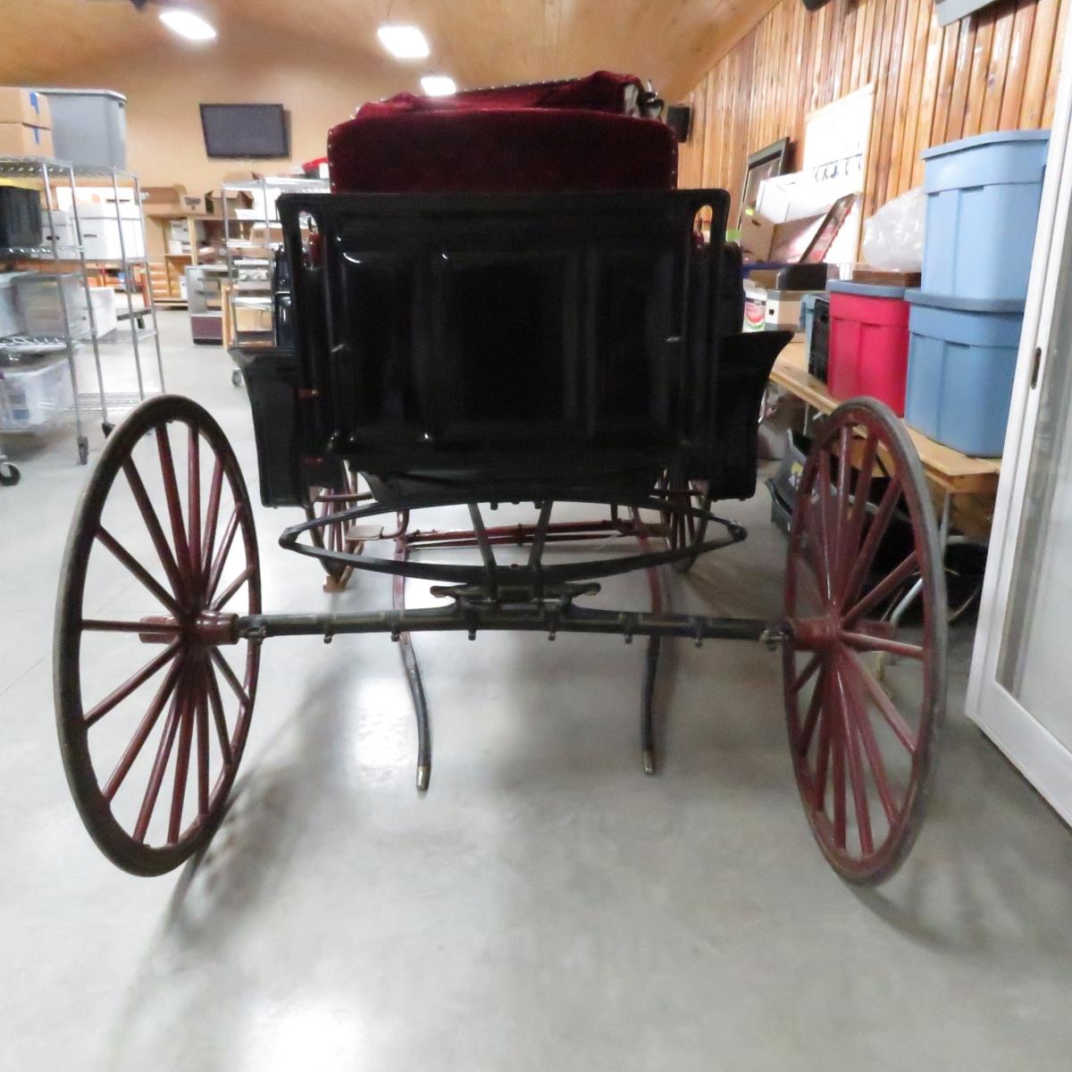 Antique Horse Drawn Surrey Carriage  by Northwestern Mfg Co, WI - refurbished