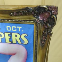 "Cupid's Capers" 25¢ Oct Framed Print