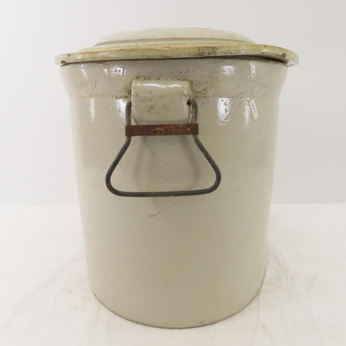 4 gallon Red Wing Potteries Small Wing Crock & Lid