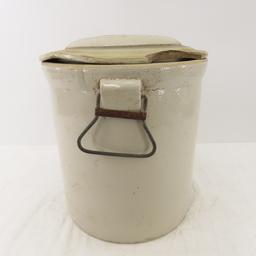 4 gallon Red Wing Potteries Small Wing Crock & Lid