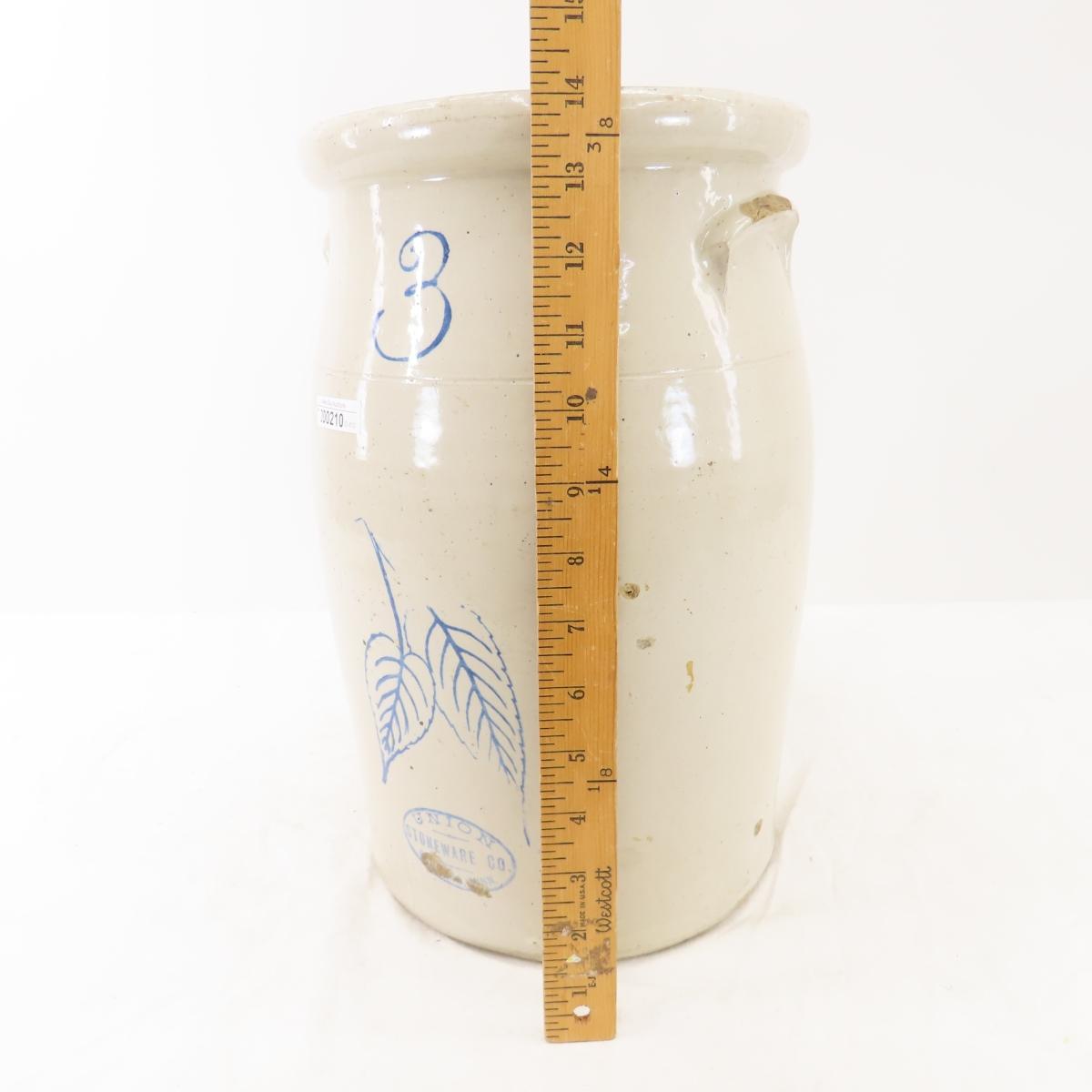 3 Gallon Birch Leaf Red Wing Butter Churn