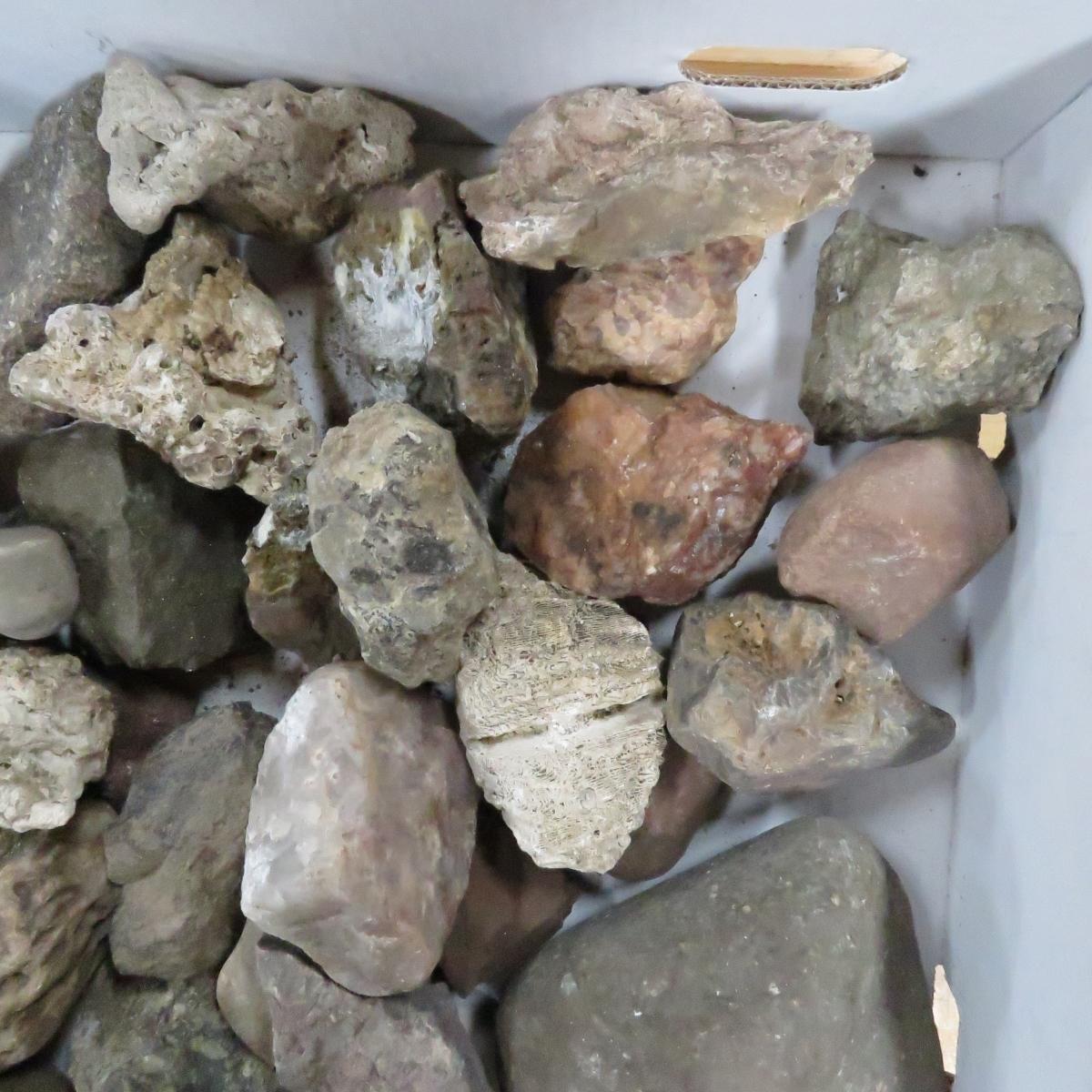 40+ pounds mixed rocks and minerals