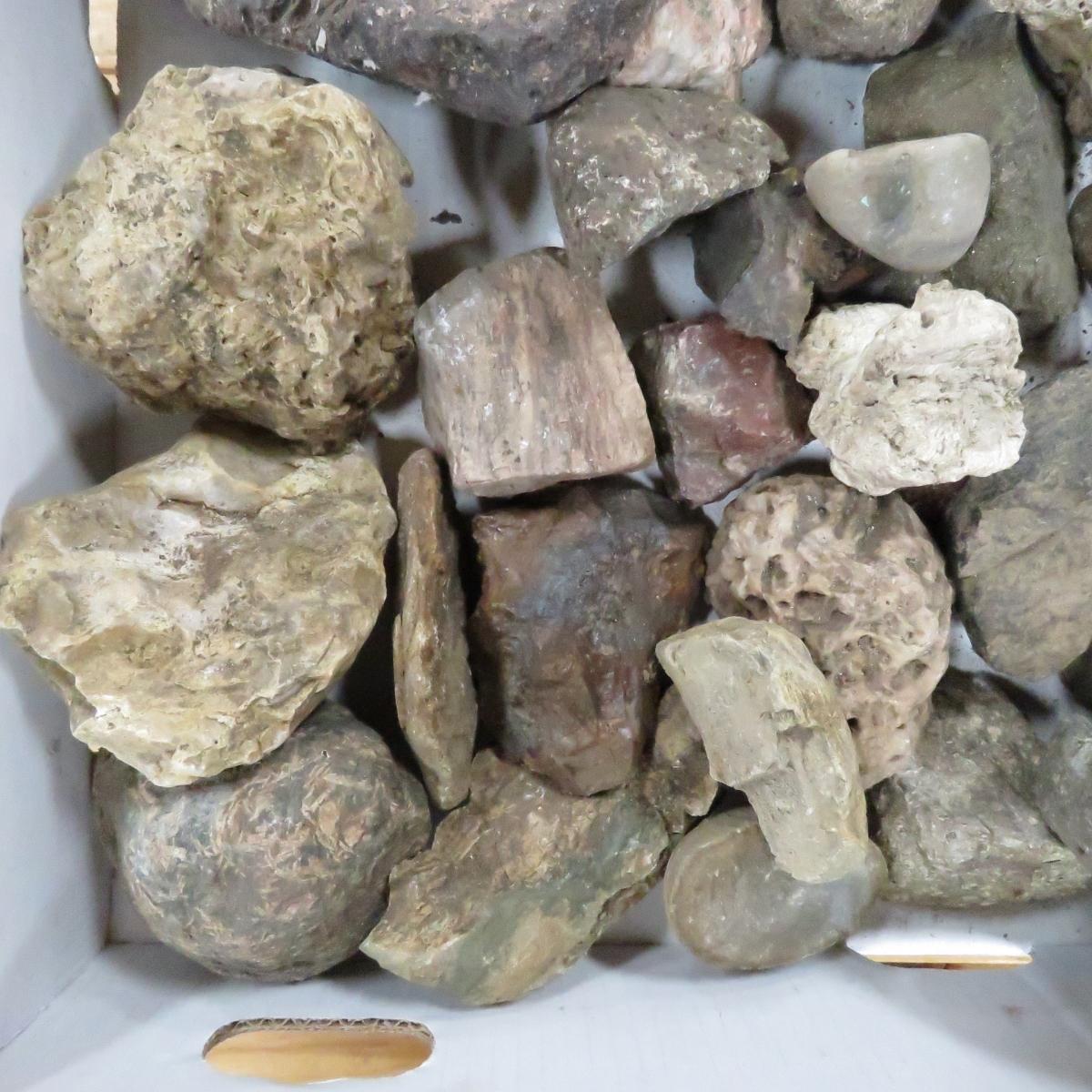 40+ pounds mixed rocks and minerals