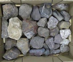 30 pounds mixed rocks, fossils, minerals