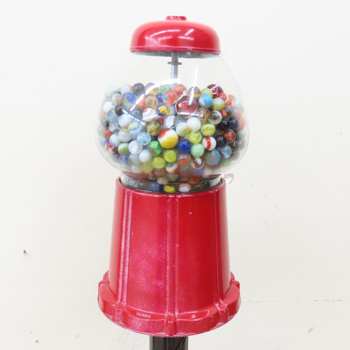 Vintage Gumball Machine Full of Marbles