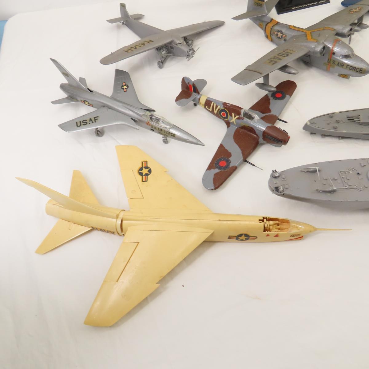 Vintage Boat and Plane Models- as shown