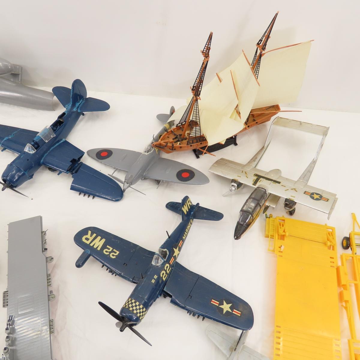 Vintage Boat and Plane Models- as shown