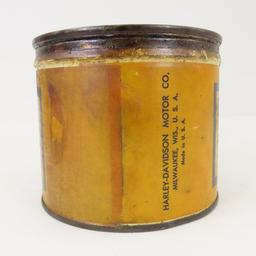 1940's Harley Davidson 1 pound grease oil can