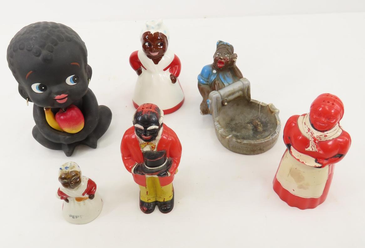 Black Americana Salt & Pepper shakers & more