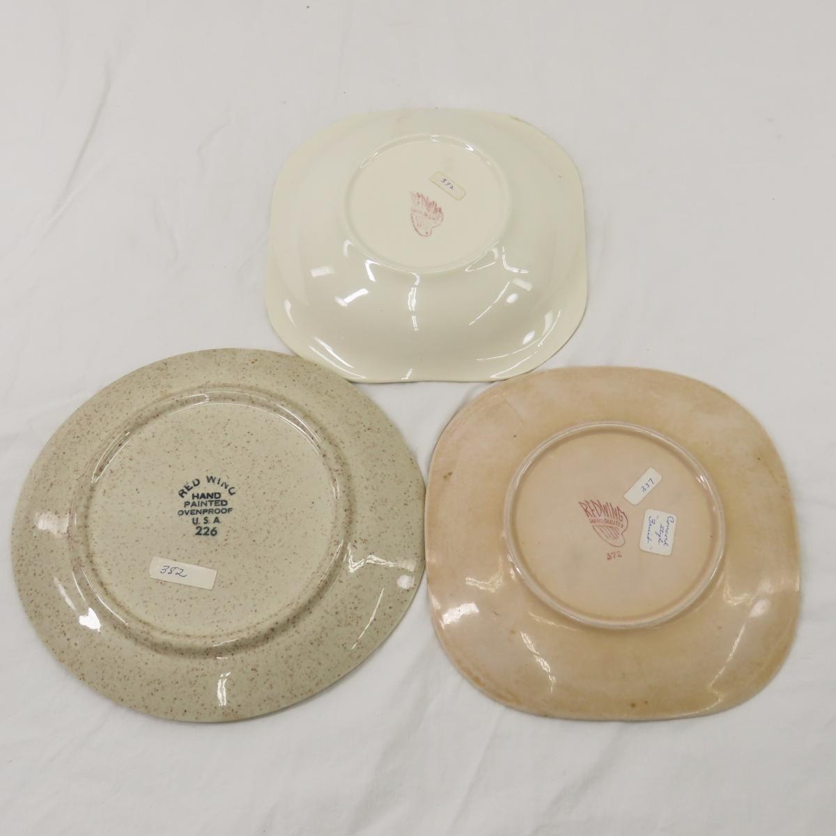 Assorted Red Wing Dinnerware