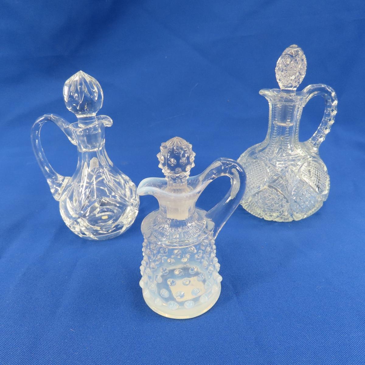 Collection of vintage & antique perfume bottles