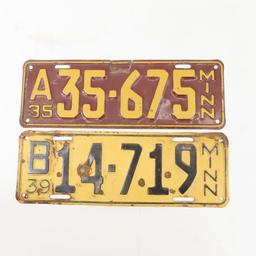 1930's License Plates, Edison Bulb & More